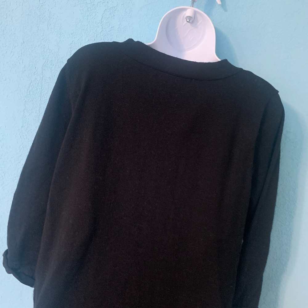 Cable & Gauge Black Sweater - Picture 5 of 7